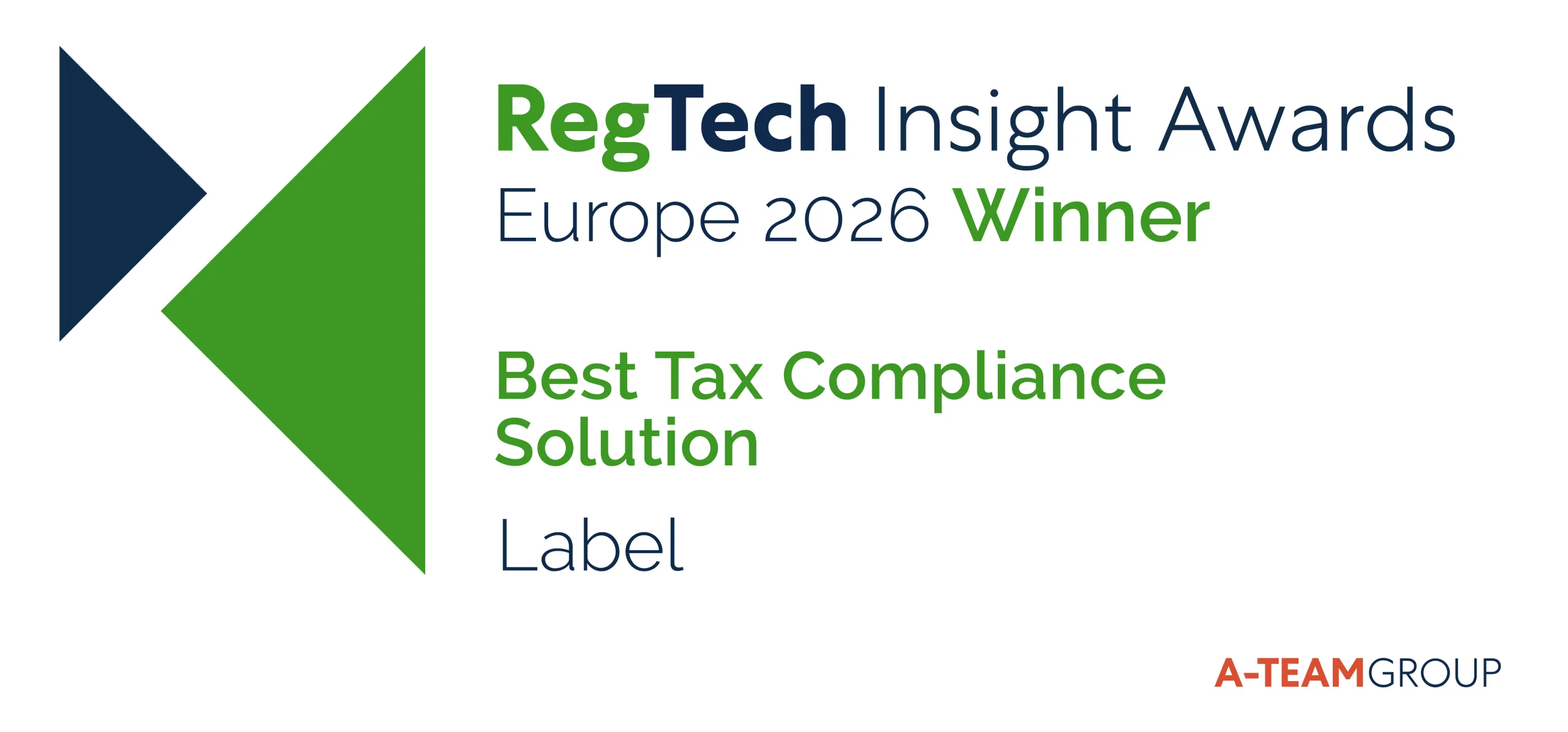 Label Wins Best Tax Compliance Solution at the 2026 RegTech Insight Awards Europe